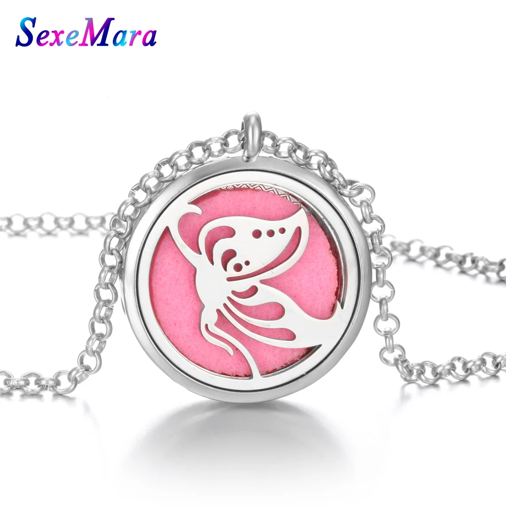 Бабочка ароматерапия диффузор Цепочки и ожерелья подвеска колье эфирное масло