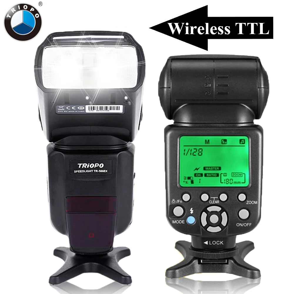 TRIOPO TR 586EX камеры Беспроводной ttl вспышка Speedlite фонарик для Canon 6D 5D2 5D3 1200D DSLR как Yongnuo