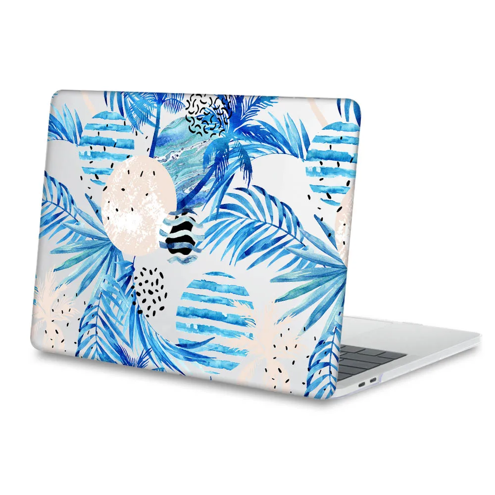 Пластиковый жесткий чехол для Macbook 12 Air Pro retina 11 13 1" для Mac Book New Pro 13,3 15,4" Touch bar A2159 летний узор - Цвет: B028