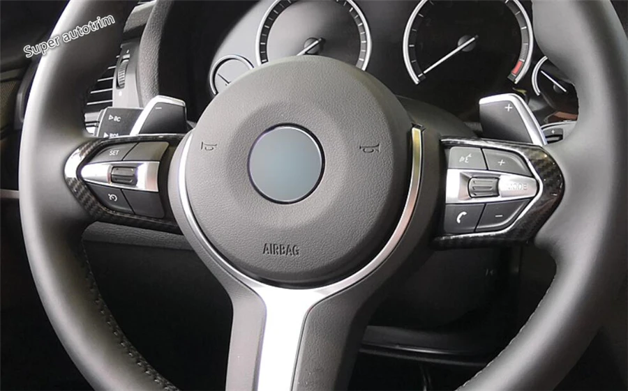 Lapetus для BMW 3 серии F30 F31 M Sport ABS Рулевое колесо украшения форма U полоса внутренняя