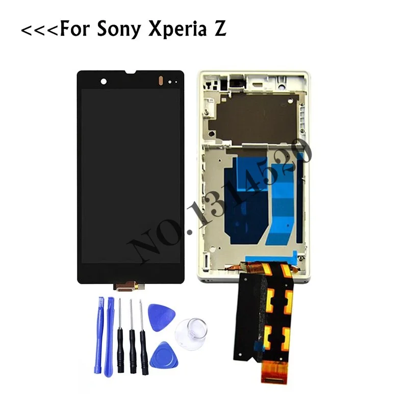Сенсорный экран для sony Xperia Z L36h C6601 C6606 C6603 C6602 C660x ЖК дисплей Дисплей стеклянная