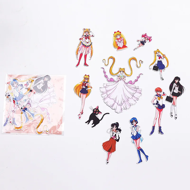 10 шт./лот креативные милые самодельные солдаты Сейлор Мун самодельный альбом