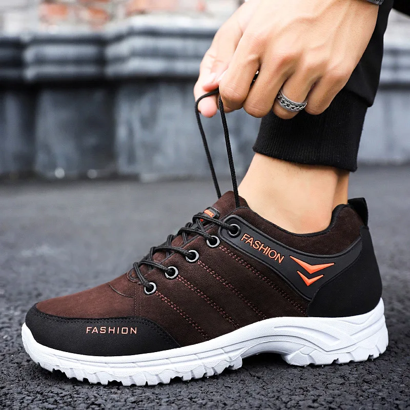 Spring 2019 New Leisure Hiking Shoes Antiskid Outdoor Mountaineering Men's Comfortable Sports | Спорт и развлечения