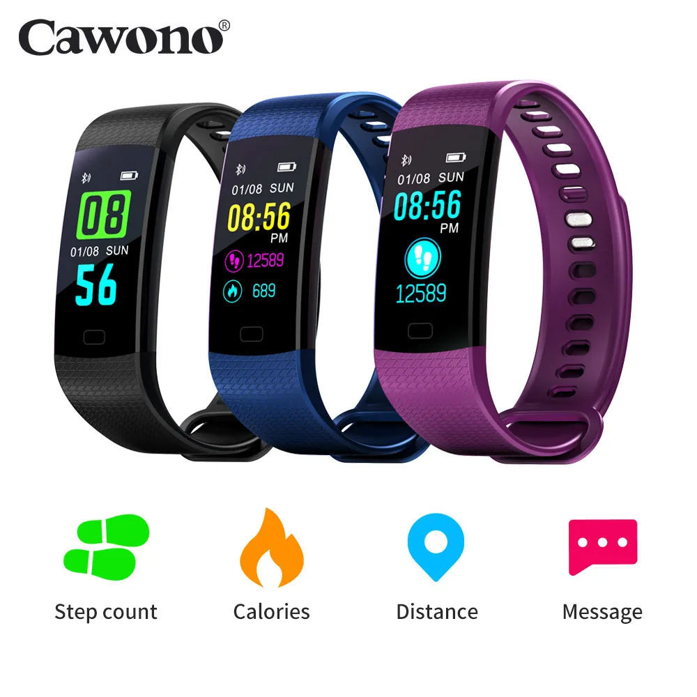 Cawono Y5 умный Браслет услышать скорость крови Давление монитор Смарт Для женщин