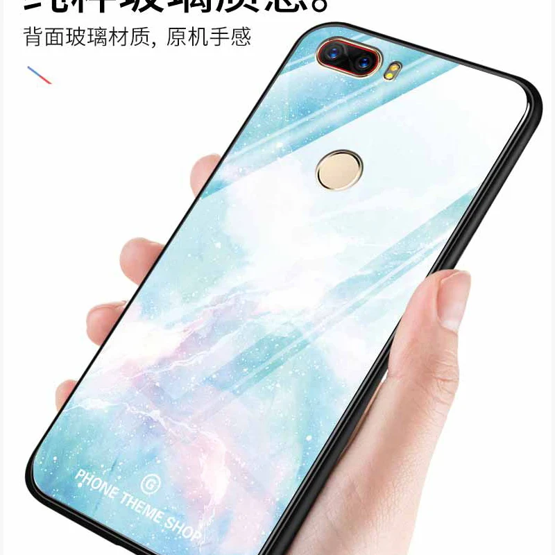 Для Nubia Z17 NX563j чехол Мода Мультфильм задняя крышка из закаленного стекла для смартфона Nubia Z17 NX563j чехол для телефона в виде ракушки fundas