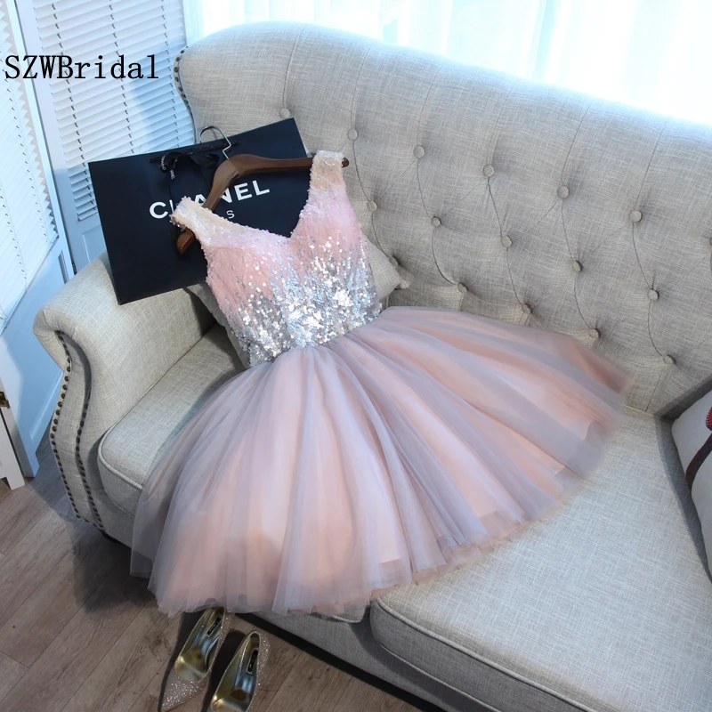 Новое поступление vestido Длинный Розовый Короткое вечернее платье на выход 2021