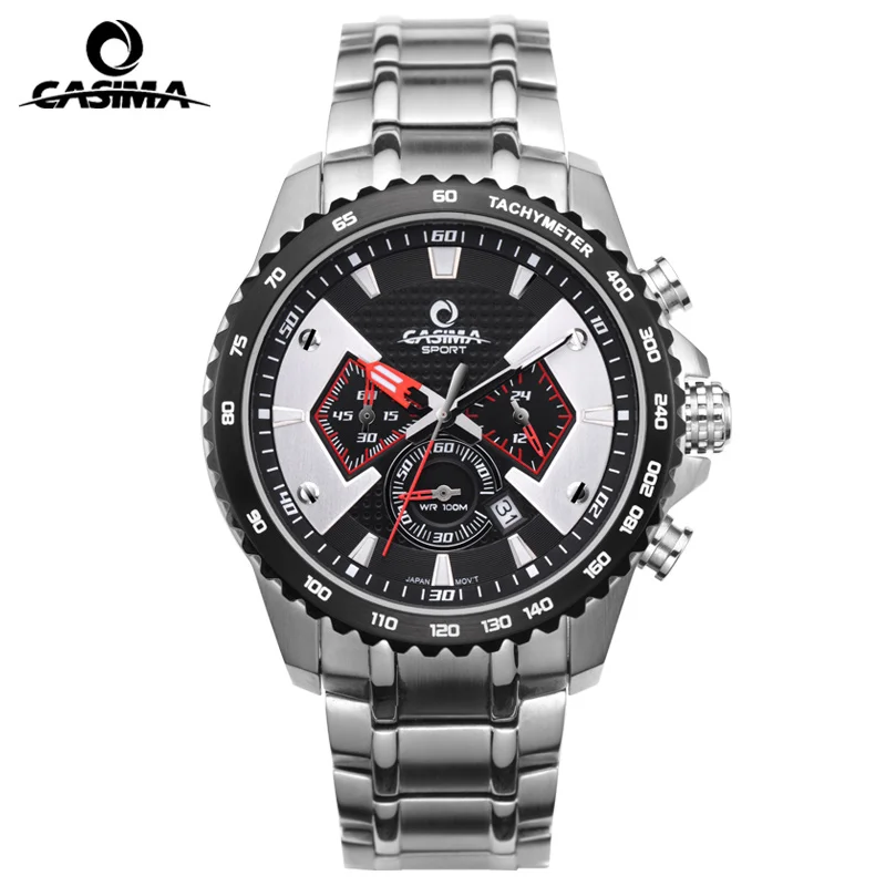 

CASIMA Brand Fashion Military Watch Man Luxury Waterproof Luminous Chronograph Sport Wristwatch Calendar Clock Relogio Masculino