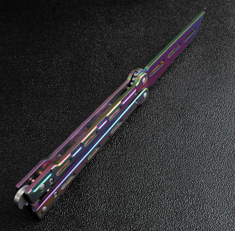 KKWOLF Новый BM42 нож из нержавеющей стали balisong с бабочкой тренировочный