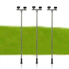 Масштабная светильник льника, уличная лампа, песочный стол, стадион, строительство, дорожная компоновка, микроландшафтный поезд, квадратная верхняя диорама