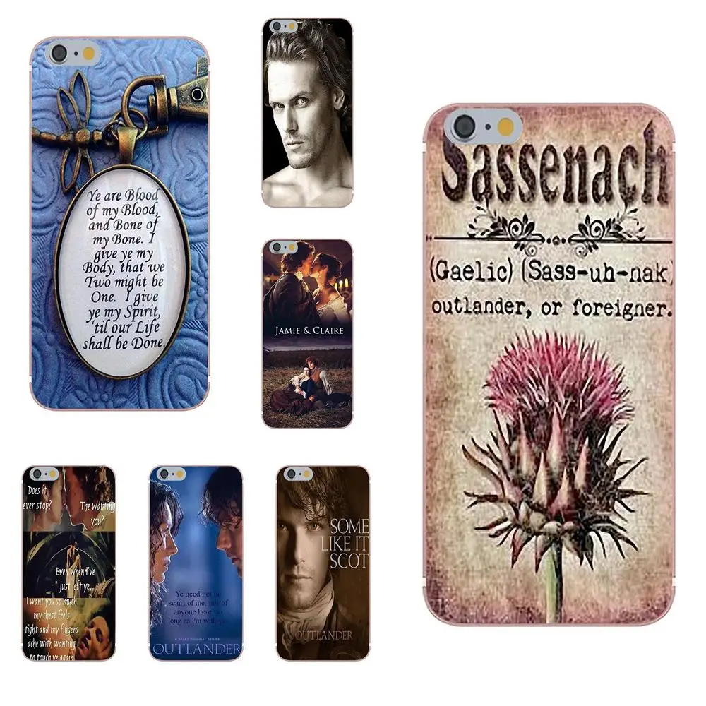 Oedmeb Мягкий ТПУ искусство онлайн обложка чехол для Apple iPhone X 4 4S 5 5C 5S SE 6 6S 7 8 Plus Outlander