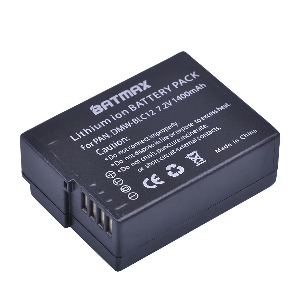 2 шт. встроенный аккумулятор DMW BLC12 DMWBLC12 + зарядное устройство USB с ЖК-дисплеем для