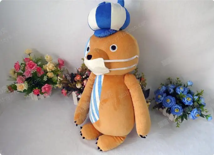 Плюшевая игрушка Perona Kumasy для косплея, аниме, одна деталь, Кумаси, плюшевая кукла для домашних животных, 60 см, мягкая подушка высокого качества