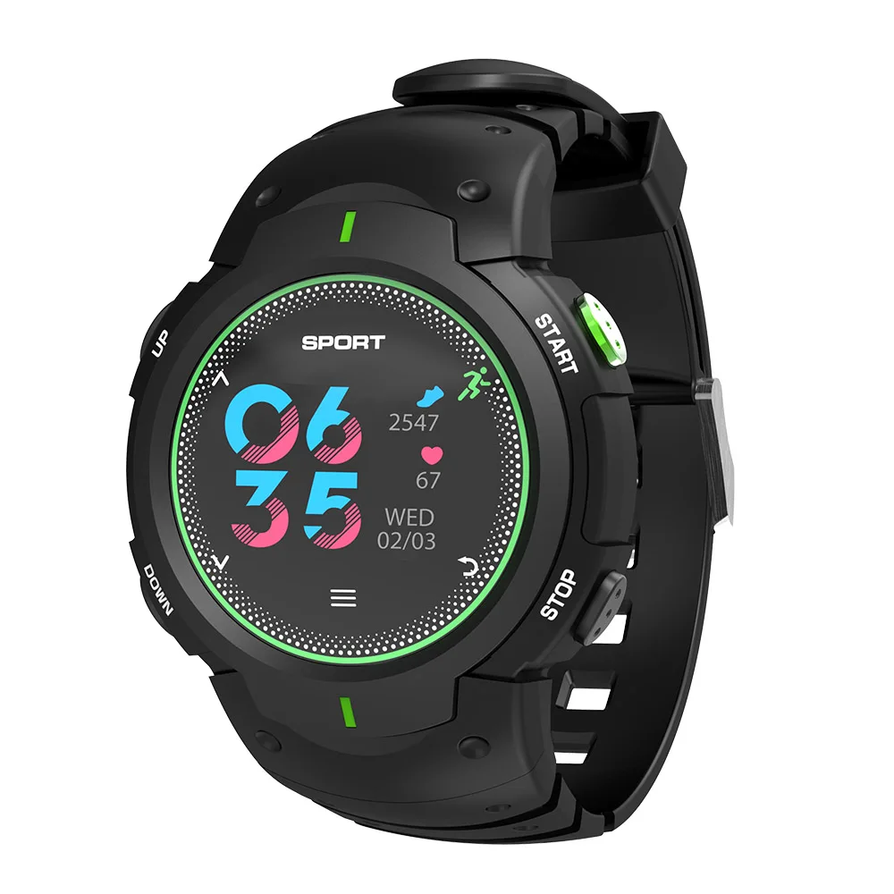 № 1 F13 Bluetooth Smart часы реального IP68 Водонепроницаемый Multi спортивный режим плавание