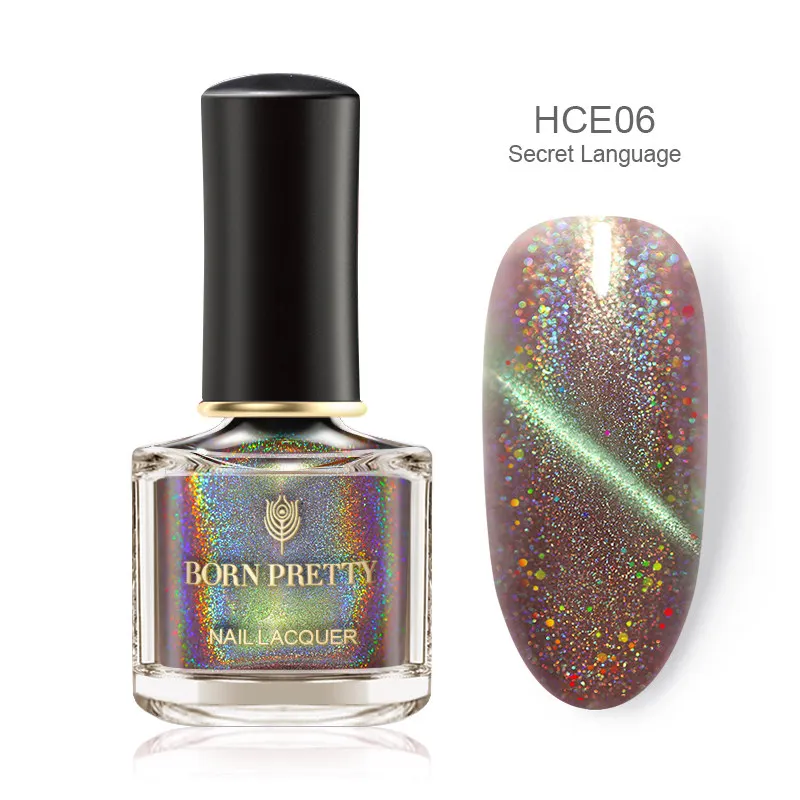 BP-HCE06 BORN PRETTY 3D Магнитный Блестящий лак для ногтей 6 мл голографический лак для глаз хамелеона кота - Цвет: BP-HCE06