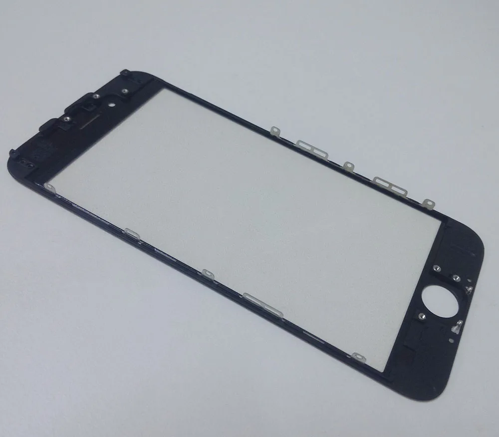 10 шт./лот комплекты передних внешних стеклянных линз для iPhone 6 передняя крышка с