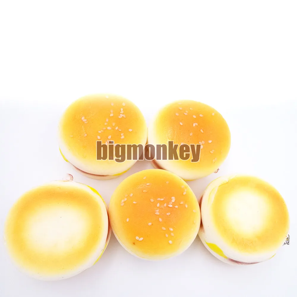 1 шт. Новинка 6 5 см медленный рост гамбугер кунжута бургер мягкий Шарм герметичная