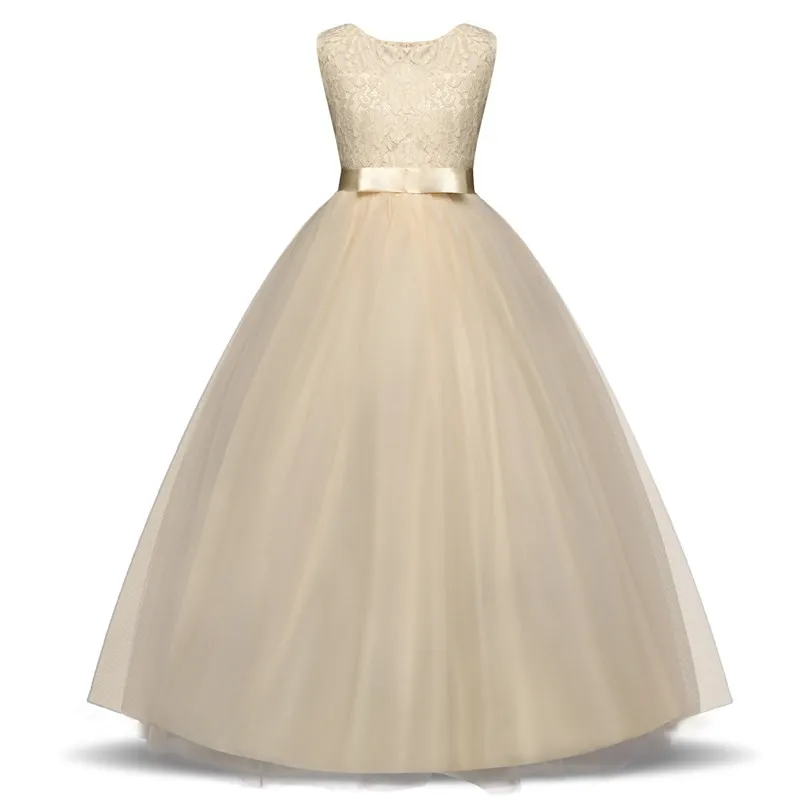 New Year Red Kids Dresses For Girl Clothes Children's Clothing Party Dress Teenage Wedding Gown Lace Princess Costume | Детская