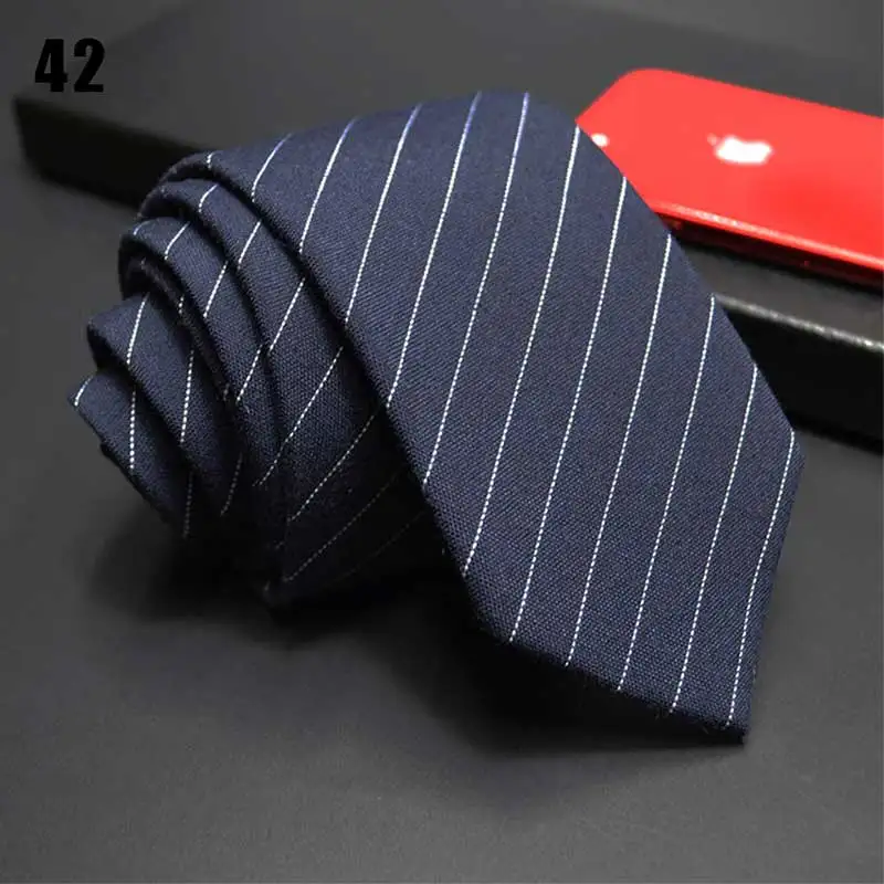 Men Faux Wool Stripes Necktie Bussiness Velvet Plaid Ties Male Cravate Homme Tartan Gravatas Attache Tetine Accessories | Аксессуары для