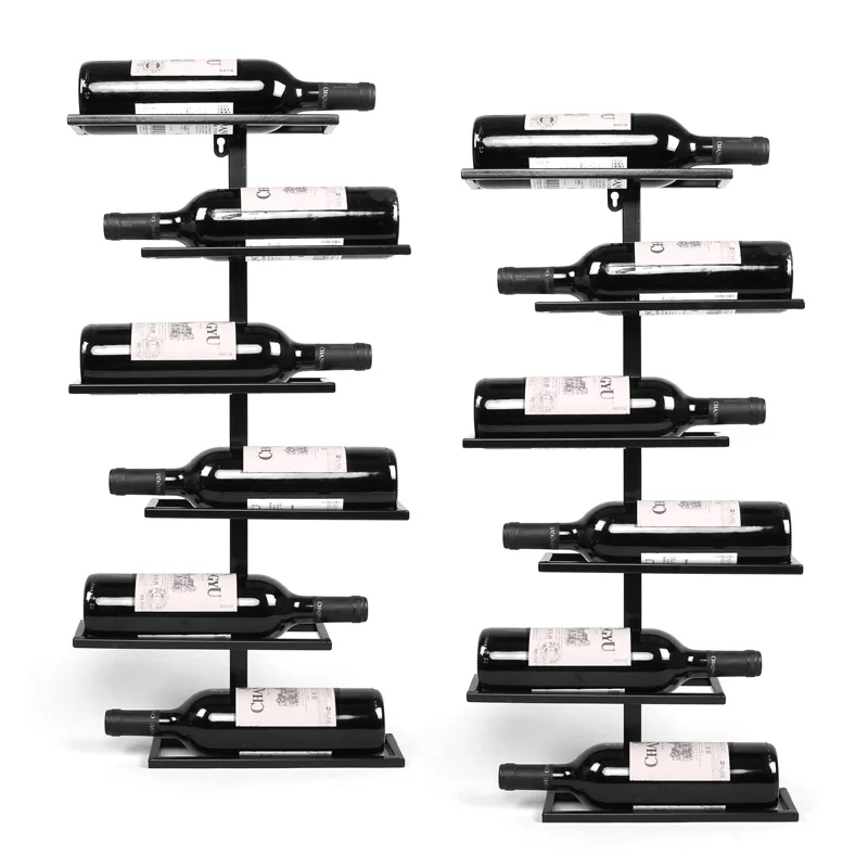 Железный винный стеллаж настенное украшение для бара европейская