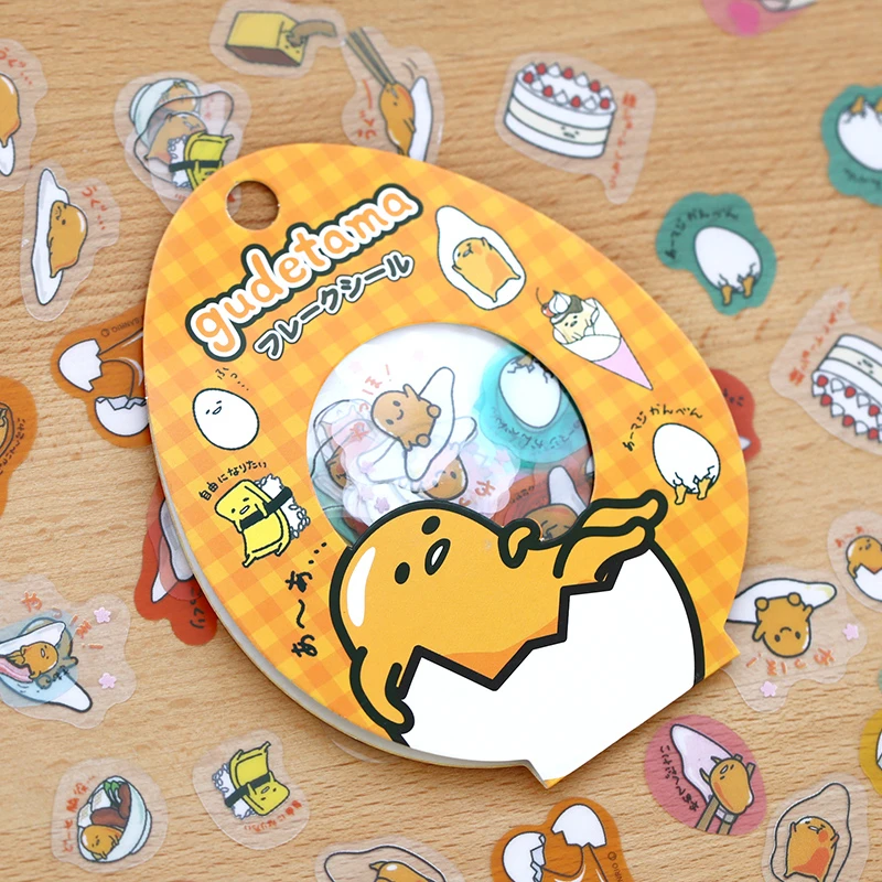 Наклейки для дневника 60 шт./упак. Sanrio Gudetama Lazy Egg декоративные наклейки