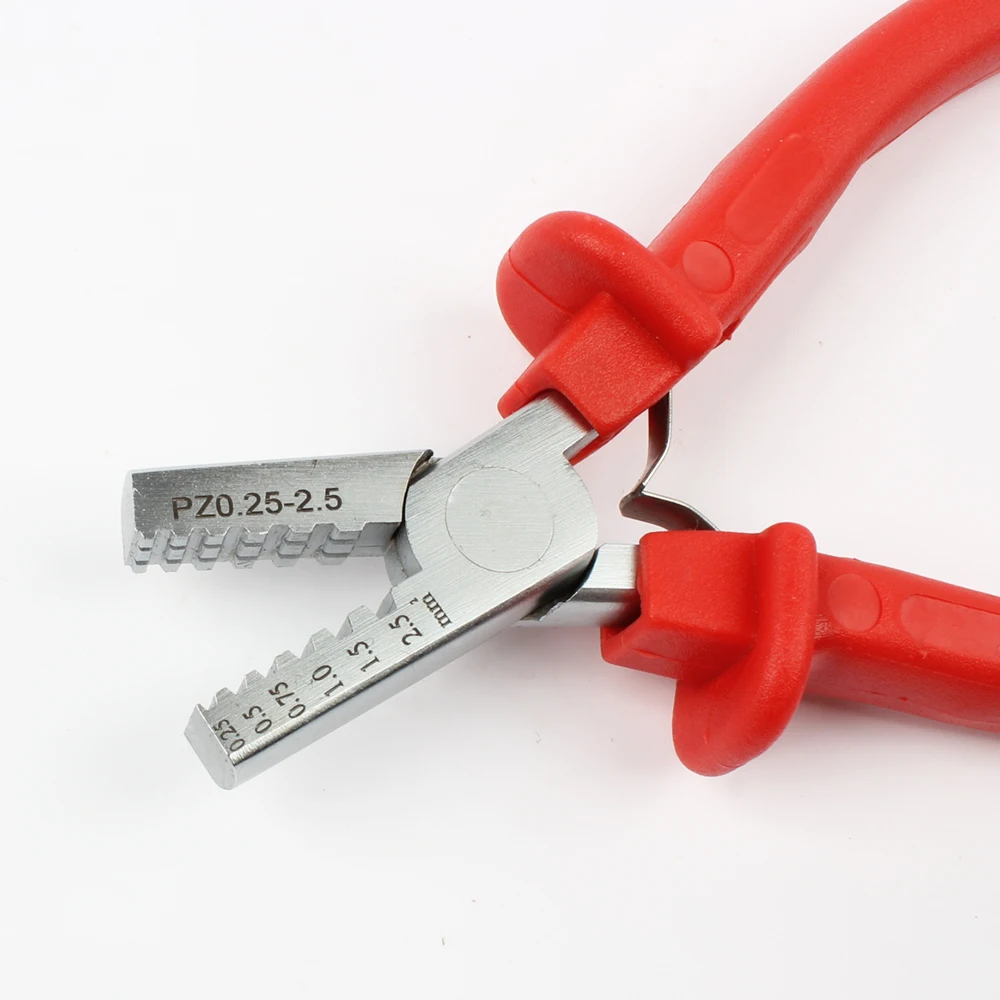 

Brand new PZ 0.25-2.5mm crimping pliers Small Type Electrical Terminals Crimping Hand Tools