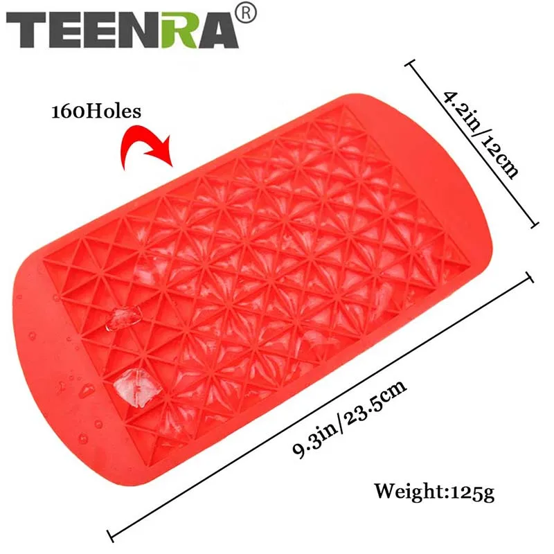 TEENRA 1 шт. 160 Мини лоток для кубиков льда силиконовая форма Форма DIY силиконовые