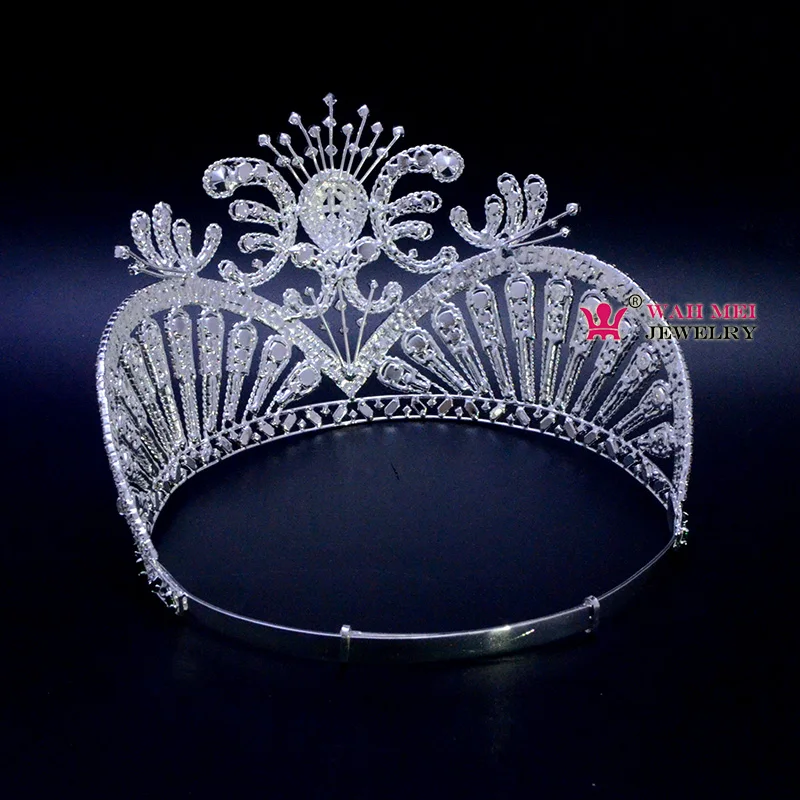 Miss beauty Pageant Crown, Высококачественная тиара, зеленые австралийские стразы, ручная работа, регулируемая повязка на голову Mo250