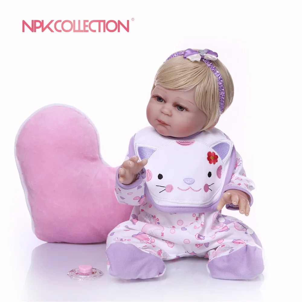 Кукла реборн NPKCOLLETION силиконовая виниловая 47 см | Игрушки и хобби