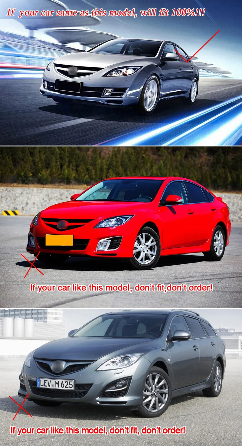 Для Mazda 6, мазда 6, 2008, 2009, 2010, с хромированной ABS крышкой, автомобильные DRL водонепроницаемые ABS DC 12 В светодиодный светильник дневного света, Дневной светильник SNCN