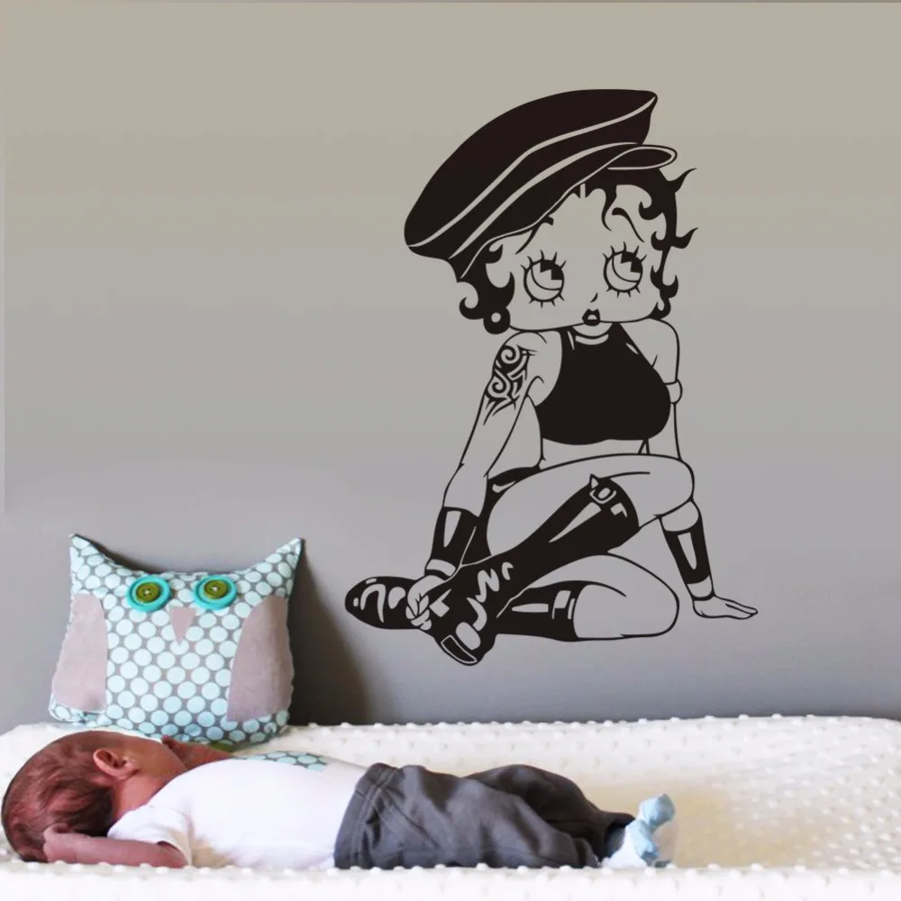 C Книги по искусству Ун звезда Бетти стены Стикеры Betty Boop девочек-подростков дети