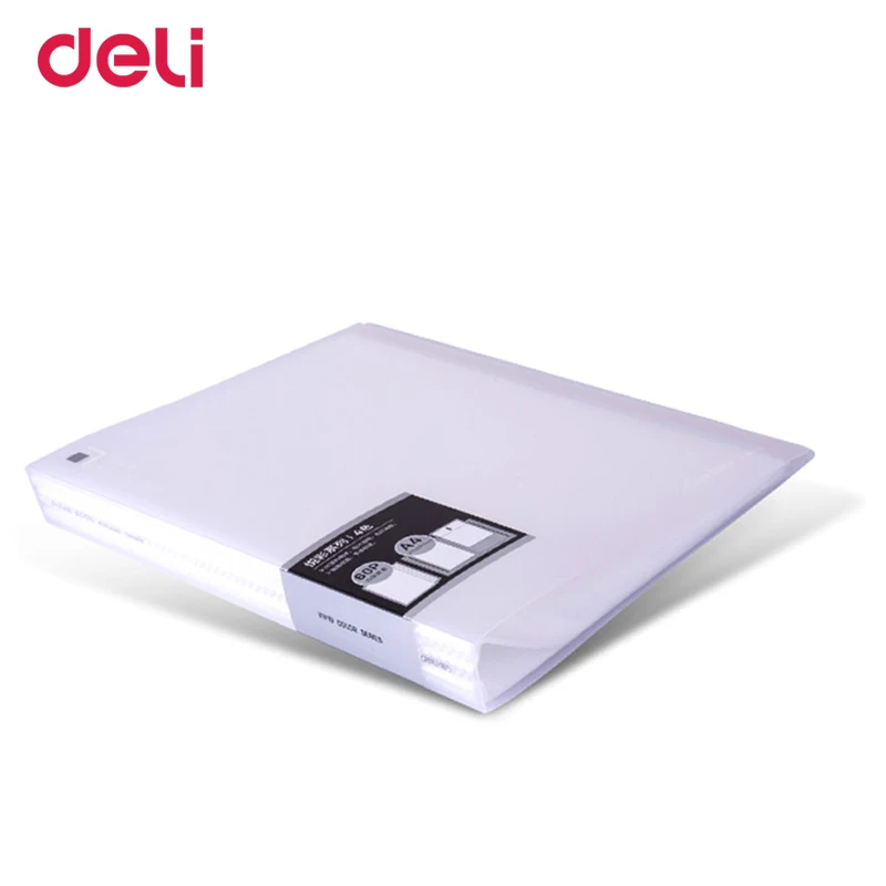 

Deli Stationery Books 5062 Color A4 File Copies, 20 Pocket Folder Sheet Page 30