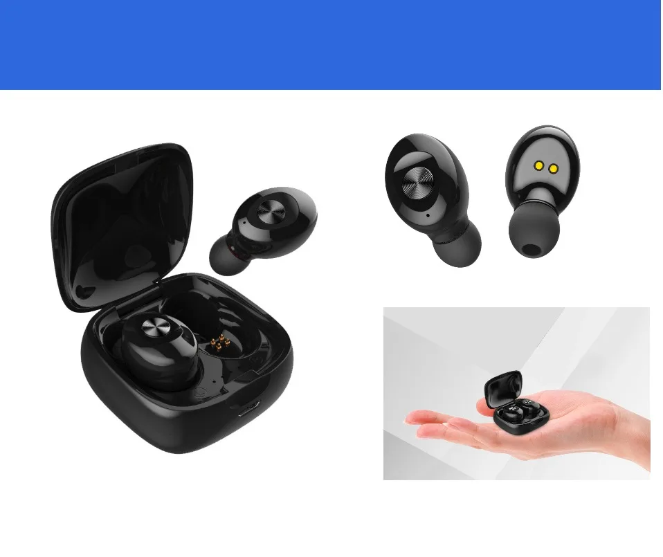 Bluetooth наушники беспроводные V5.0 TWS мини спортивные наушники 3D стерео музыка Бас Звук Игровые наушники Драйвер гарнитура Hands free