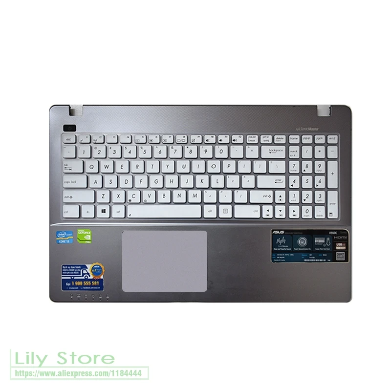Для Asus R500V R500X R505 R510VC R510JK R510CC R510LD R556LD R557LP R513LD 15 6 дюйма силиконовая защитная