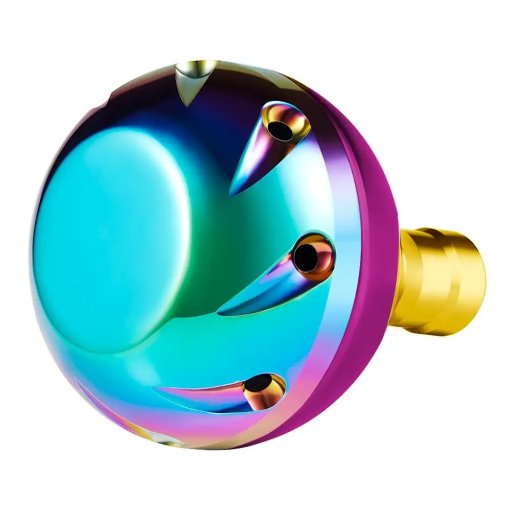 Multicolor Piscifun 47 мм катушка ручка для Shimano B Стелла SW биомастер Сарагоса Твин мощность SW Мощность ручка - Цвет: Multicolor
