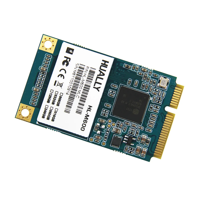 Hually MSATA2 SSD Most Competitive Series 8GB 16GB 32GB MSATA Mini PCIE Solid State Disk Drive Hard for notebook computer | Компьютеры и
