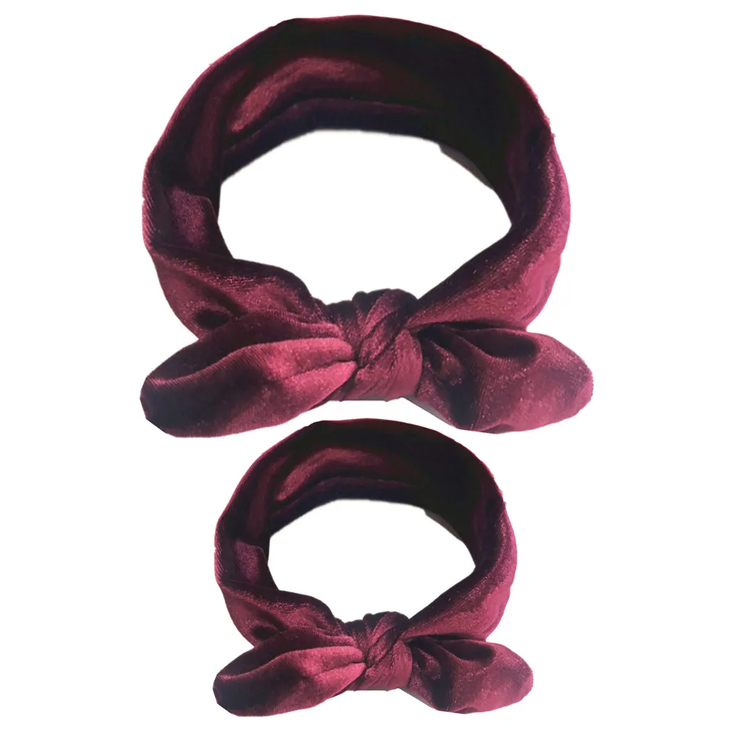 Новое поступление повязка на голову для мамы и ребенка милая шапка с принтом