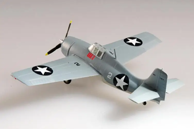 США Grumman F4F дикий кот самолет боец VMF 223 1/72 без литья под давлением легкая модель| |