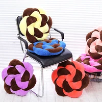 flower shape chair cushion pad for office soft travel seat cushion mat hip pillows sofa waist pillow back cushion for home decor