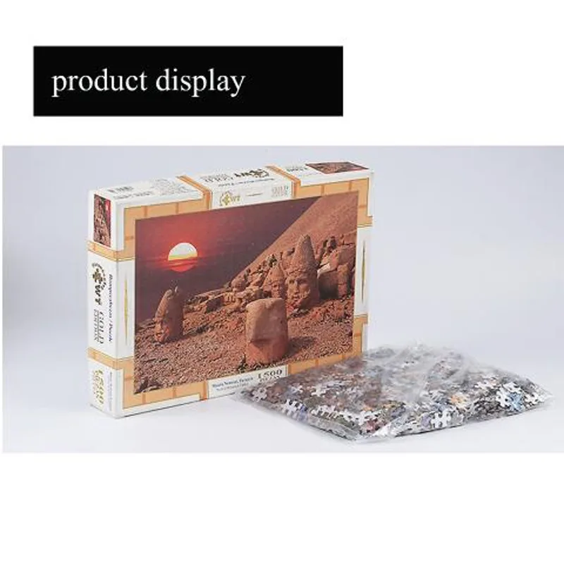 1500 штук тихая ночь для города пейзаж живопись Пазлы толстая бумага головоломка