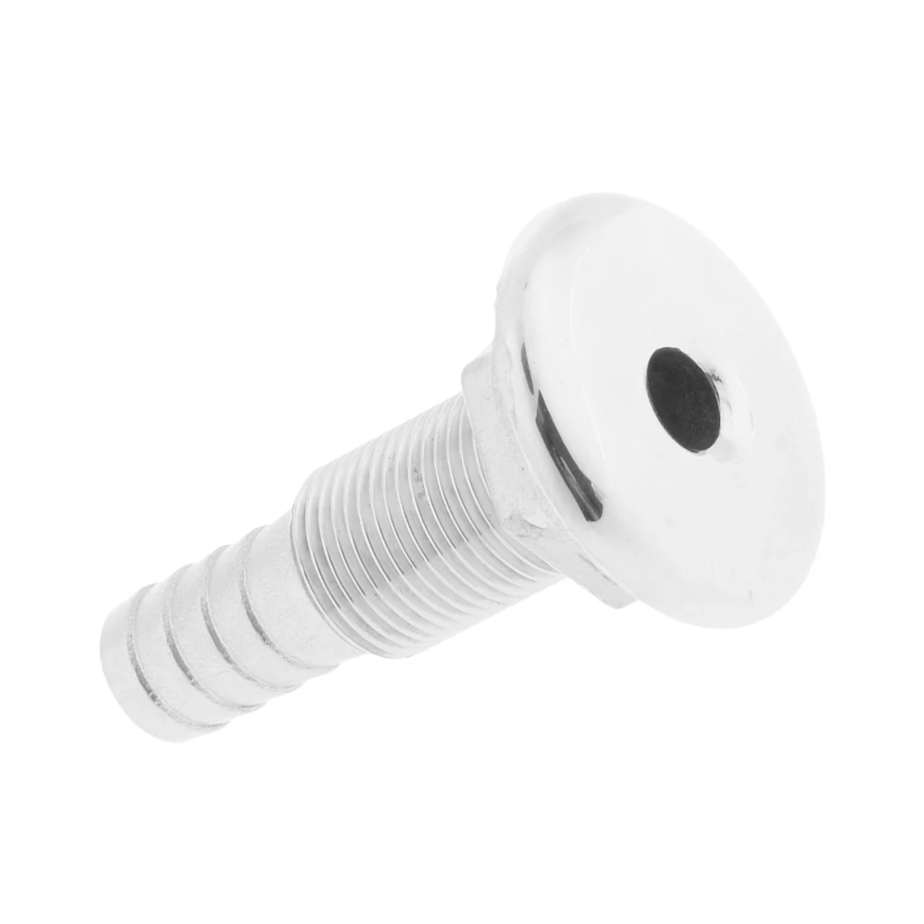 

1/2'' Marine Boat Thru Hull Fitting - 316 Stainless Steel Hardware