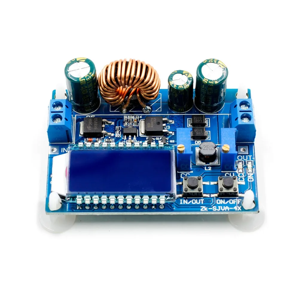 50 Вт DC 5,5 V-30 V модуль ldo понижающего Step Up Повышающий Модуль источника питания постоянного Давление ЖК-дисплей цифровой Дисплей регулируемая плата