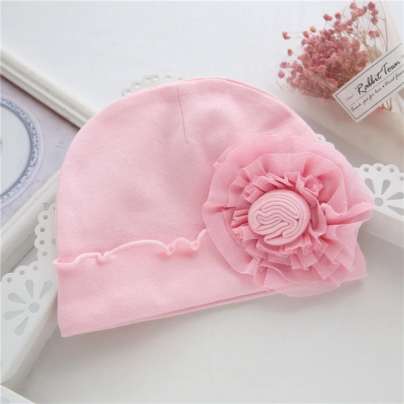 Newborn baby princess hat Pure cotton hooded Children's cute cap tr087 | Детская одежда и обувь