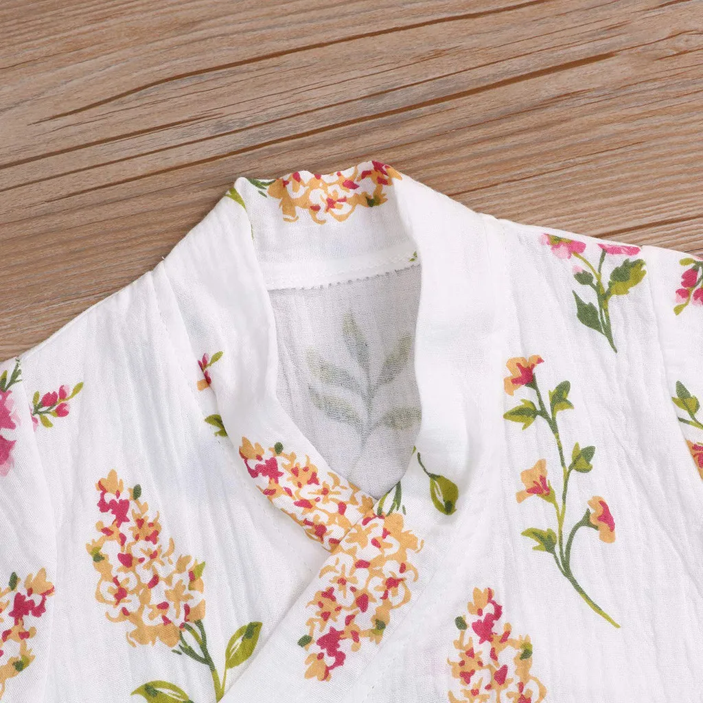 Newborn Infant Baby Boy girl toddler clothes Cartoon Yarn Robe Kimono Romper Jumpsuit Sleepwear #XB30 | Детская одежда и обувь