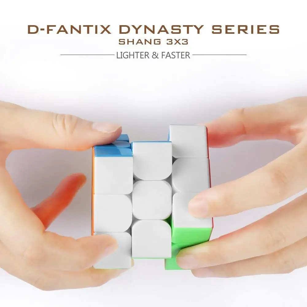 D FantiX Shang 3x3 speed кубик без наклеек 3x3x3 Magic Cube Puzzle Toy (серия династии)|Головоломки| |