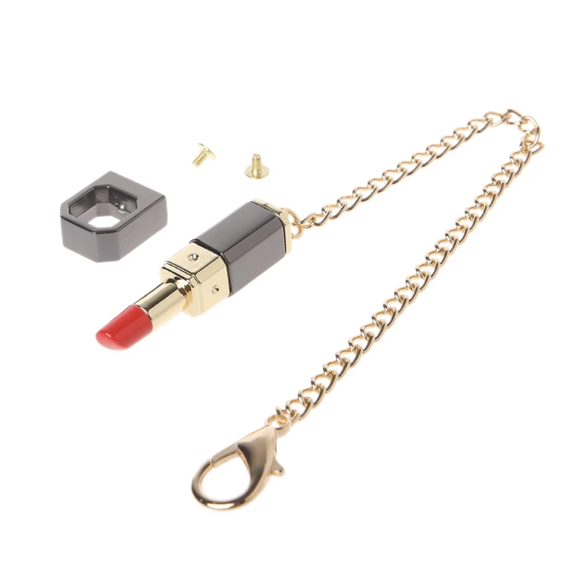 

Fashion Lipstick Shape Clasp Lock DIY Messenger Handbag Shoulder Bag Hardware