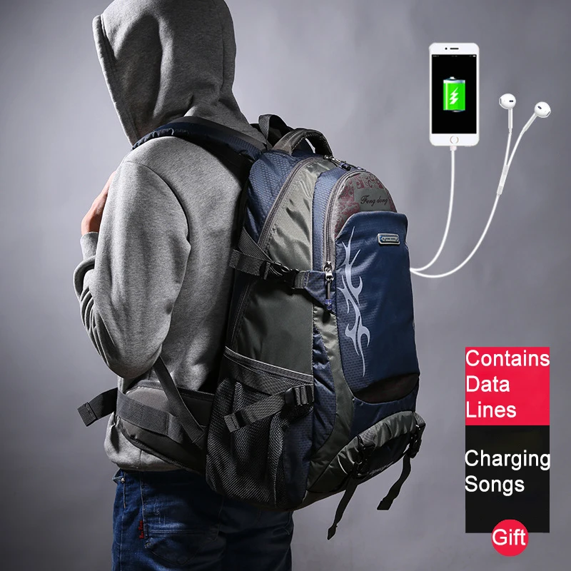 

New Men Travel Bag Waterproof Large Capacity Backpack Male Female Travel Knapsack Mochila Bagpack Pack