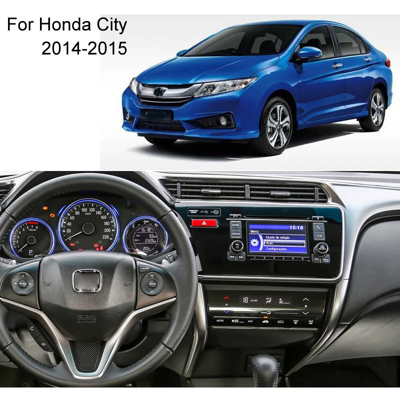 Android 8.1 Car Multimedia Player for Honda City 2014 left Driving with GPS Navi Support Mirror Link SWC wifi dvr obd adb | Автомобили и
