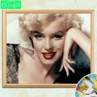 Кружевная Пижама Мэрилин Монро с вырезами 5D, алмазная живопись своими руками, квадратная Алмазная вышивка