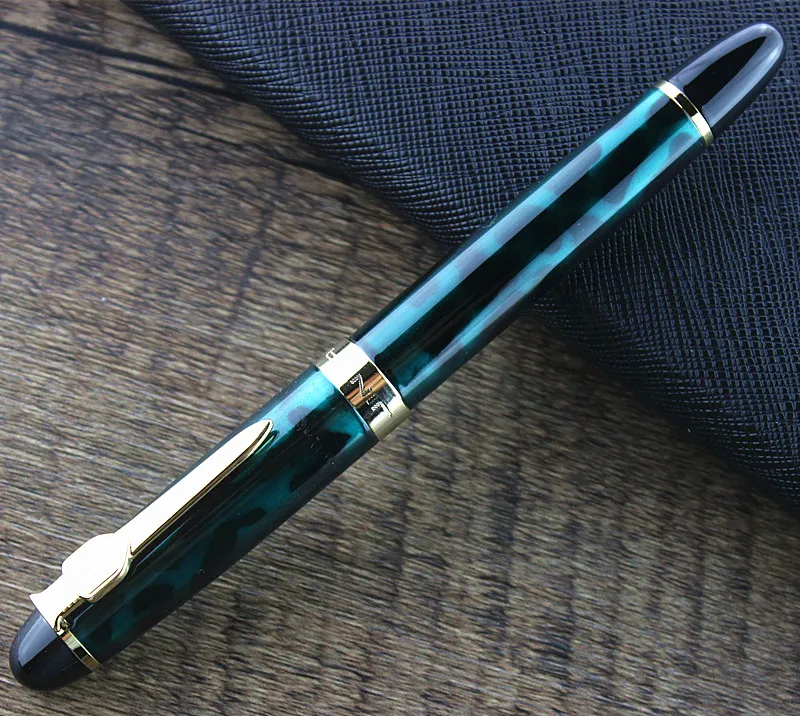 Ручка перьевая Jinhao 450 A полностью металлическая Золотая 0 5 мм|jinhao x450|fountain pena fountain pen