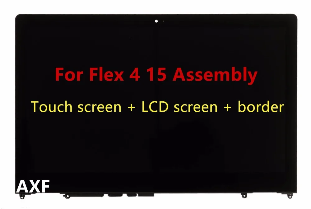 

For Flex-4-15-15-6-034-FHD-LED-LCD-Touch-Screen-Digitizer-Assembly-Glass-Bezel